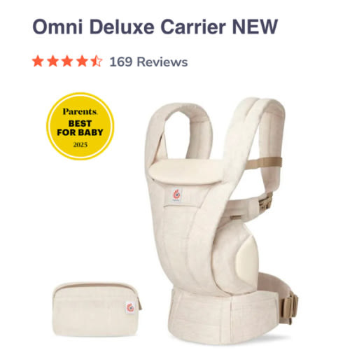 Shop Omni Deluxe Baby Carrier - NEW CARRIER | Ergobaby