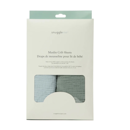 Muslin Crib Sheets | Bluebell + Slate
