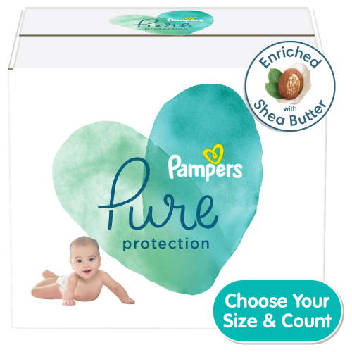 Pampers Pure Diapers Size 1, 198 Count (Select for More Options)