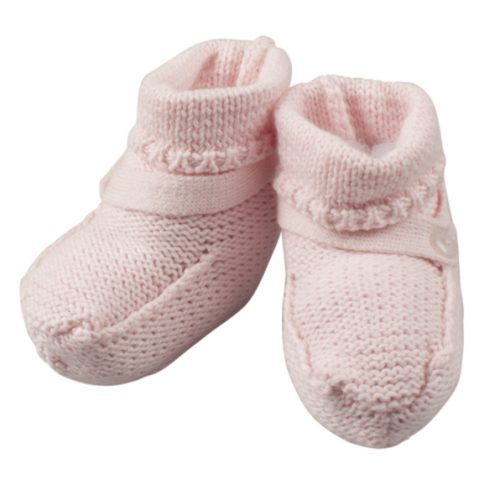 Button Strap Knit Booties | Feltman Brothers