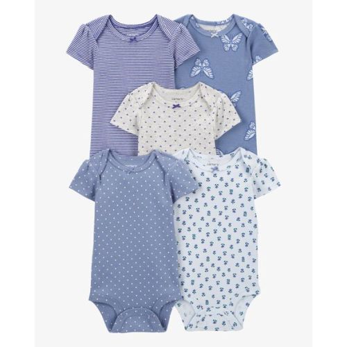 Baby 5-Pack Butterfly Short-Sleeve Bodysuits - Carter's | Carter's