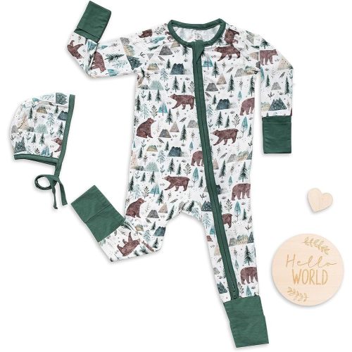 Miaoberry Pajama Set for Baby Boys & Girls – Viscose from Bamboo Sleepwear Set - Bear