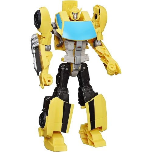 Transformers Toys Heroic Bumblebee Action Figure - Timeless Large-Scale Figure, Changes into Yellow Toy Car - Toys for Kids 6 and Up, 11-inch (Amazon Exclusive)