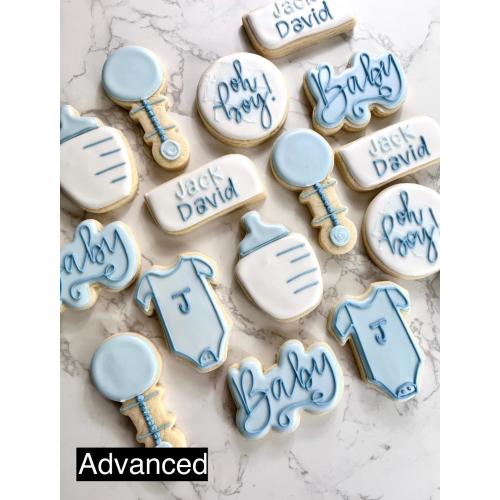 Baby shower cookies