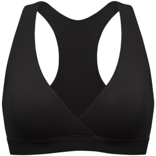 MOMANDA Inbarely Nursing Bras for Women No Underwire Racerback Seamless Maternity Bralette Plunge Sleep Breastfeeding Bra