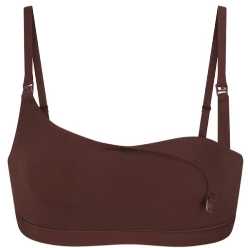 FITS EVERYBODY MATERNITY NURSING SCOOP BRALETTE | COCOA