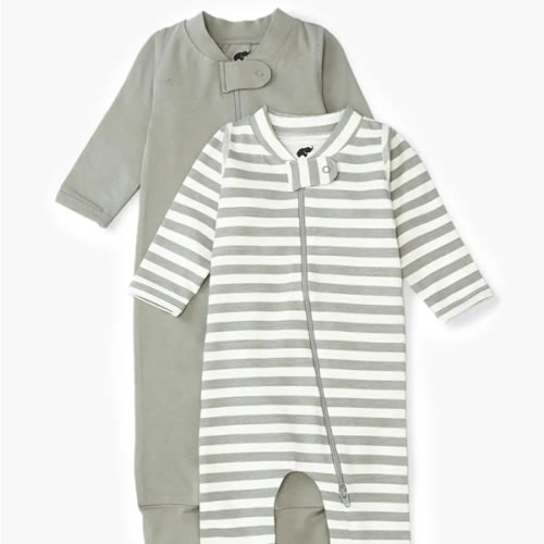 2-Pack Pajama Bundle - Organic Baby Clothes - Monica + Andy