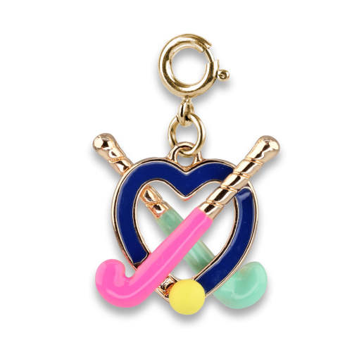 Gold Hockey Charm
