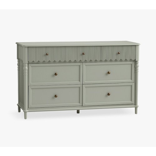 Chris Loves Julia Scallop 7-Drawer Dresser (56w x 19d")