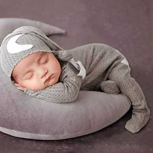Ylsteed Newborn Photography Outfits Boy Girls Newborn Boy Photoshoot Outfits Newborn Outfits Photoshoot Costume Set Infant Romper Newborn Photography Props Baby,Without Pillow
