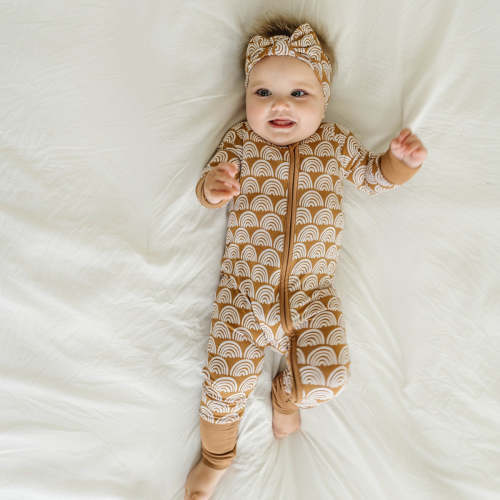 Rust Rainbows Bamboo Viscose Zippy