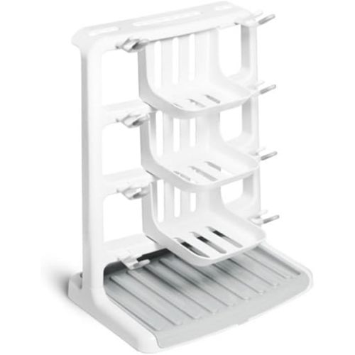 Munchkin® Tidy Dry™ Space Saving Vertical Bottle Drying Rack for Baby Bottles and Accessories, White