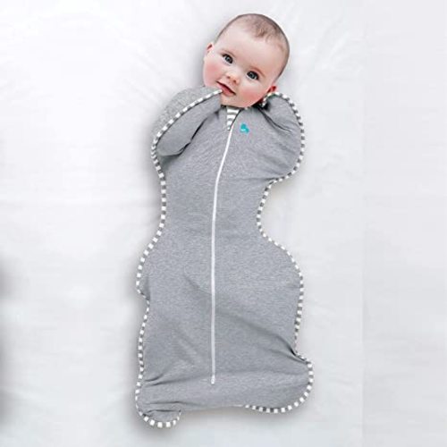 Love to Dream Swaddle UP, Baby Sleep Sack, Self-Soothing Swaddles for Newborns, Improves Sleep, Snug Fit Helps Calm Startle Reflex, New Born Essentials for Baby, 8-13 lbs., Grey - Gray - Small (8-13 lbs.)