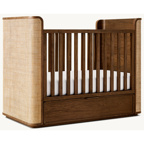Santiago Cane Storage Panel Crib | RH Baby & Child