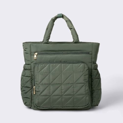 Quilted Diaper Backpack Tote - Cloud Island™