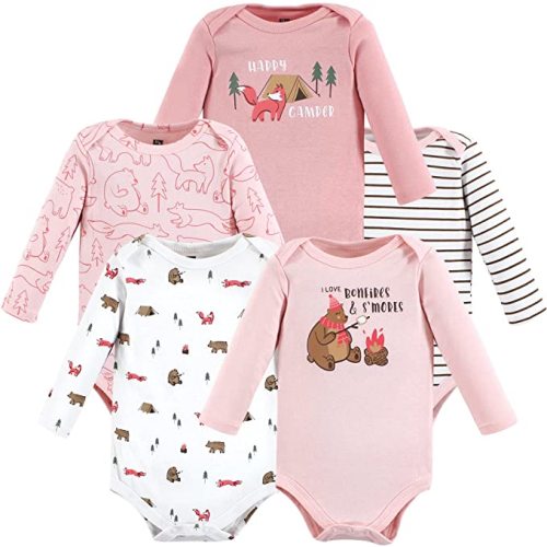 Amazon.com: Hudson Baby unisex-baby Cotton Long-sleeve Bodysuits: Clothing, Shoes & Jewelry