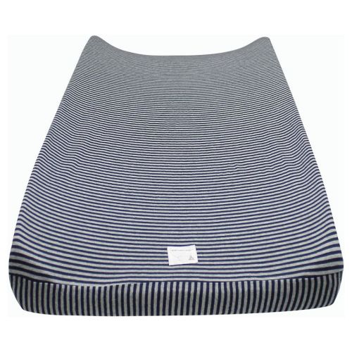 Burt's Bees Baby® Organic Changing Pad Cover - Blue Stripe