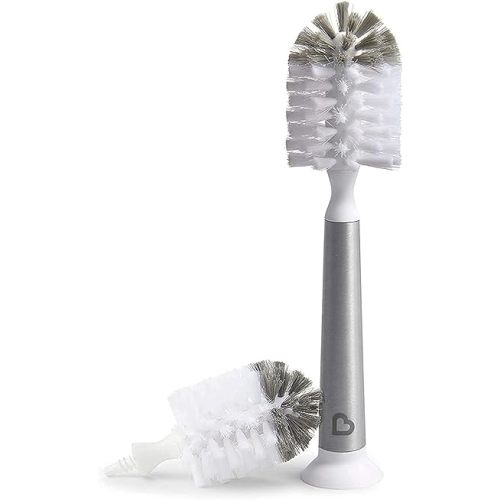 Munchkin® Shine™ Stainless Steel Bottle Brush and Refill Brush Head - 110g