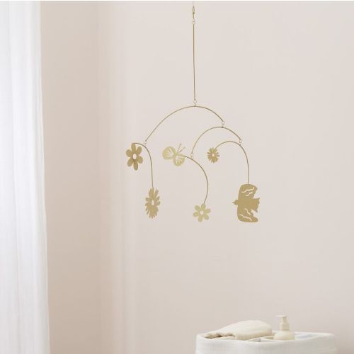Brass Flora & Fauna Mobile