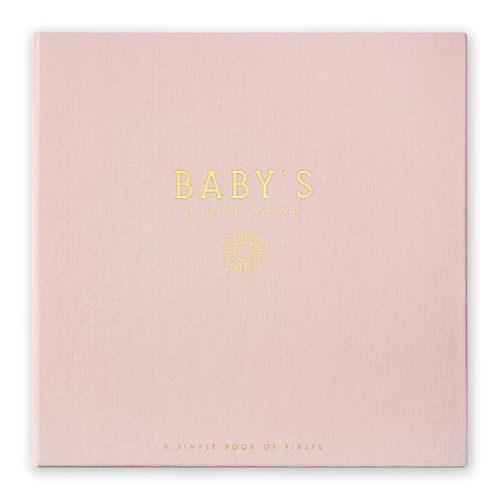 Lucy Darling Baby Memory Book, Luxury Baby First Year Book & Photo Album for Baby Boy/Girl, Keepsake Baby Books & Journals, Gender Neutral Memories & Milestone Book, Pregnancy Gift - Wildflower Meadow