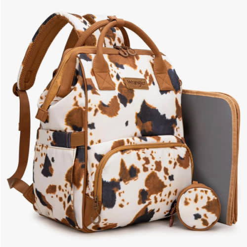 wrangler cowhide diaper bag - Google Search