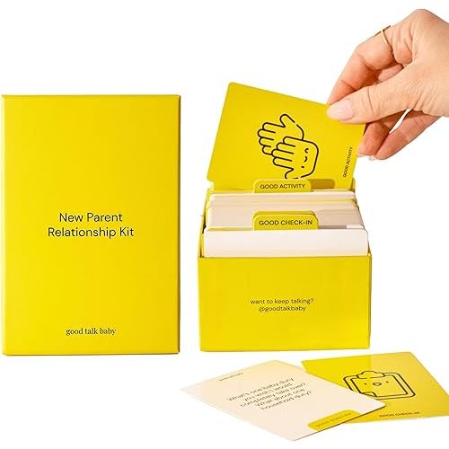 New Parent Relationship Kit: 260 Conversation & Activity Cards for New Parents | Check-in Prompts, Deep Dive Questions, Bonding Activities, & Task Cards | Ages 18+