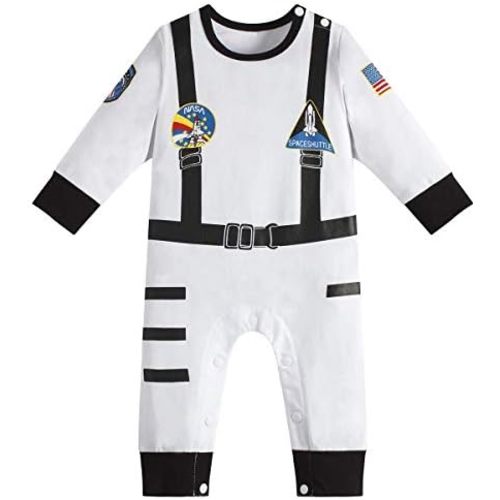 Paddy Field Baby Boys Girls Astronaut Suit Space Explorer Jumpsuit Cosplay Costume Halloween