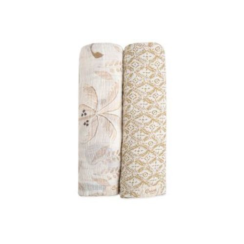 Crane Baby Muslin Swaddle Blanket - Ezra - 2pk