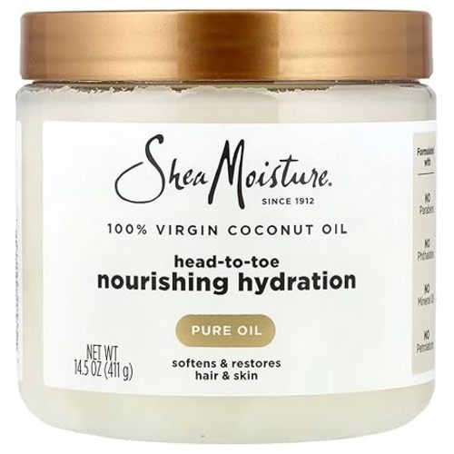 SheaMoisture for Dry Skin Nourishing Hydration 100% Extra Virgin Coconut Oil Soften and Restore Skin and Hair 14.5 oz