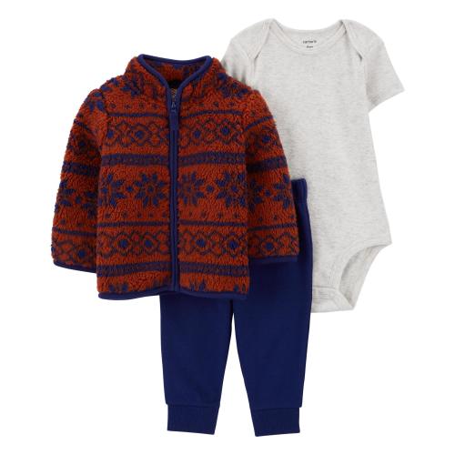 Baby 3-Piece Aztec Little Jacket Set - 9M - Style,Multi