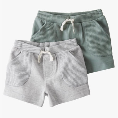 Little Planet by Carter's Unisex-Baby 2-Pack Shorts Made with Organic Cotton