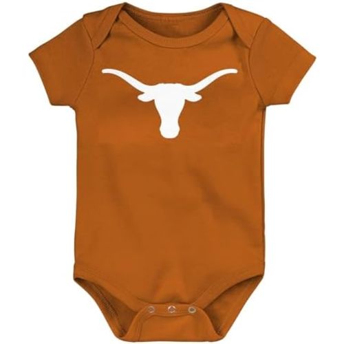Outerstuff NCAA Officially Licensed Newborn & Infants 0-24 Months Primary Logo Creeper Bodysuit Romper