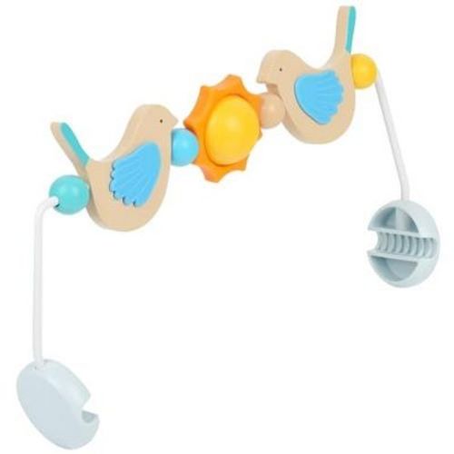 Impresa Wooden Toy Bar For Baby Bjorn Bouncer To Fascinate Your Child - Wooden Toys For Babies For Development Of Motor Skills