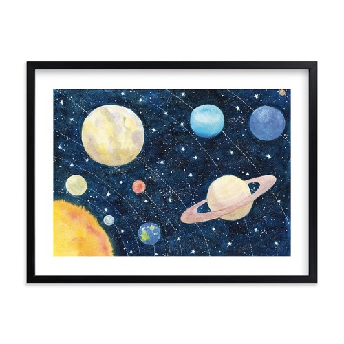 Minted® Solar System Wall Art by Alexandra Dzh