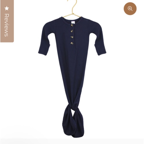 Hayden Ribbed Knotted Gown