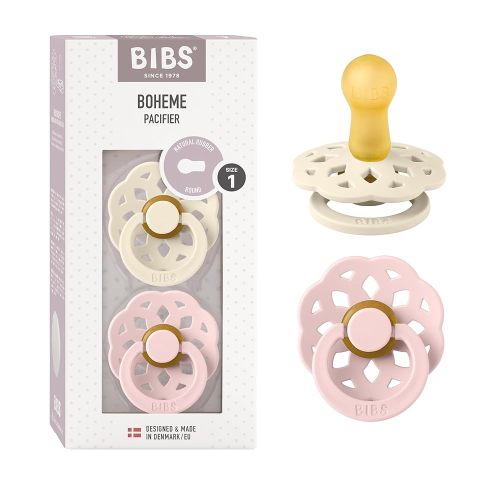 BIBS Pacifiers - Boheme Collection | BPA-Free Baby Pacifier | Made in Denmark