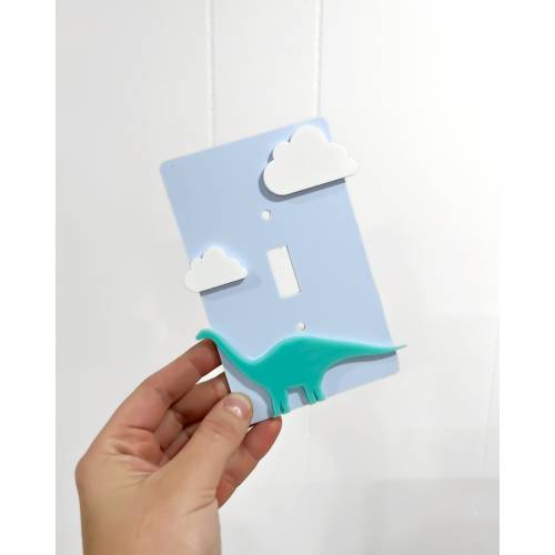 Dinosaur Switch Plate Cover - Light Switch Cover - Custom Switch Plate Cover