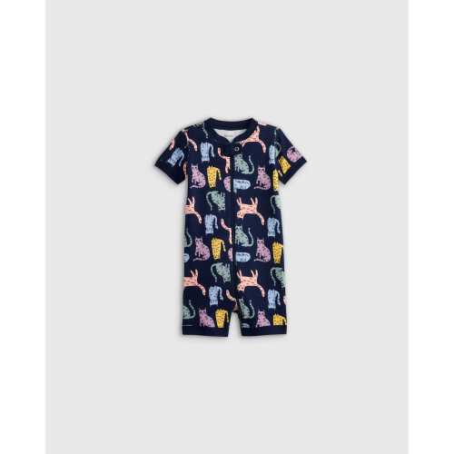 100% Organic Cotton Shortie Onesie Pajama