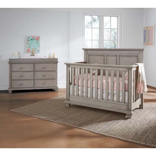 Fawn Baby Glacier Double Dresser in Brushed Ivory