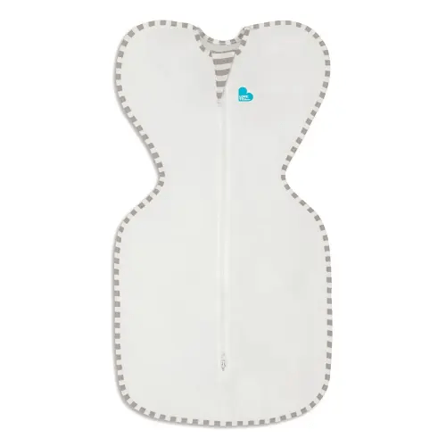 Love to Dream Organic Swaddle, Baby Sleep Sack, Swaddle Up Self-Soothing Swaddles for Newborns, Get Longer Sleep, Snug Fit Helps Calm Startle Reflex, 1.0 Tog, 5-8.5lbs., Cream