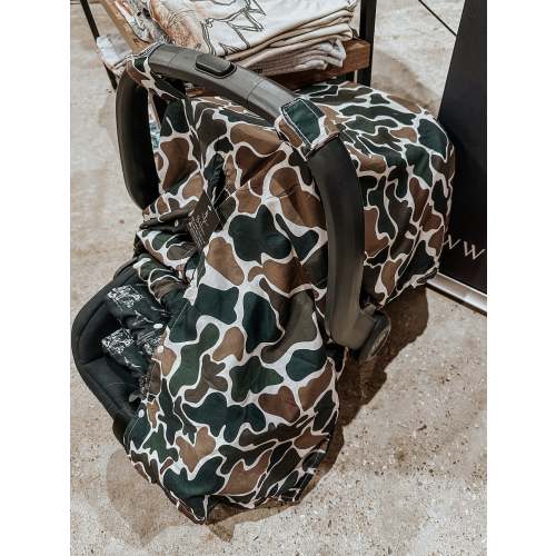 Old School Camo Car Seat Cover