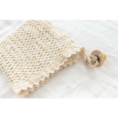 lovie cozy waffle | mini - milk – New Grain Goods