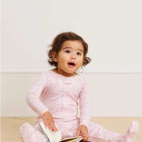 LAKE | Baby | Pima Cotton Pajamas | Hydrangea Baby Sleeper