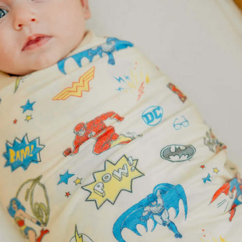 Knit Swaddle Blanket - Justice League