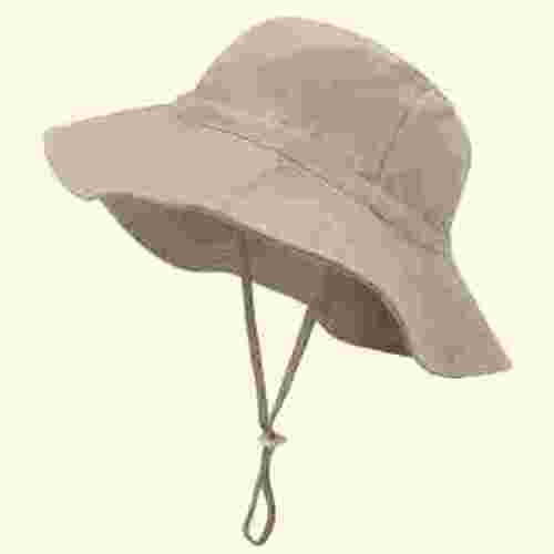 Lovskoo Toddler Boys Girls Cotton Bucket Hat Summer Sun Hat for Sun Protection Baby Fashion Cute Solid Color Sunscreen Cap Khaki