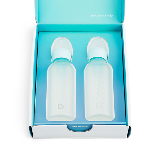 Bond™ Silicone Glass Bottle 4oz or 8oz, 2pk | Munchkin
