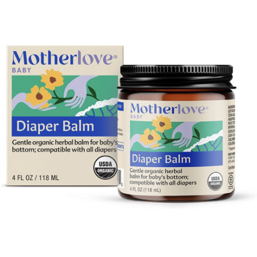 Amazon.com: Motherlove Diaper Balm (4 oz) Organic Herbal Diaper Rash Cream—Cloth Diaper Safe, Zinc Oxide- & Petroleum-Free : Baby