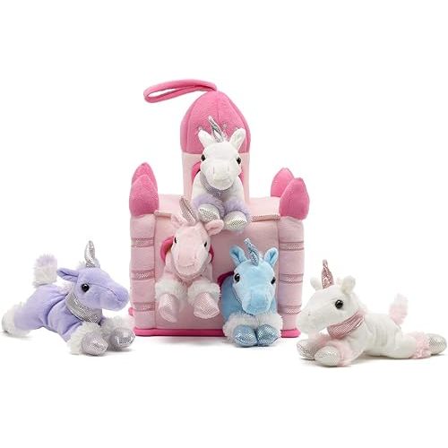 11" Castle House with Unicorns
