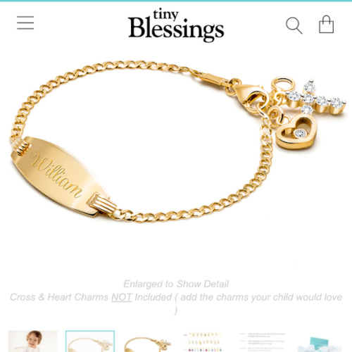 Classic Baby/Children's Engraved ID Bracelet for Boys - 14K Gold