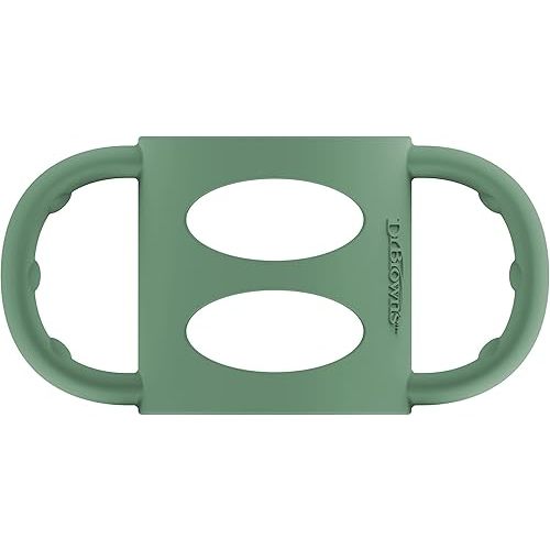 Dr. Brown’s® Milestones™ 100% Silicone Baby Bottle Handles, Narrow, Green, 1-Pack